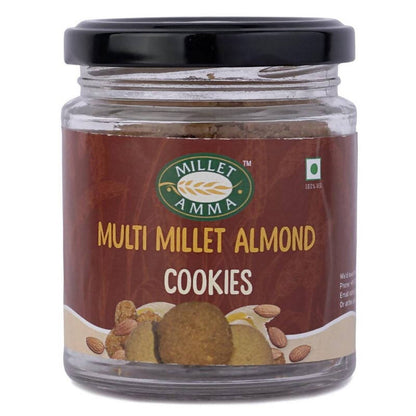 Millet Amma Multi Millet Almond Cookies - Distacart