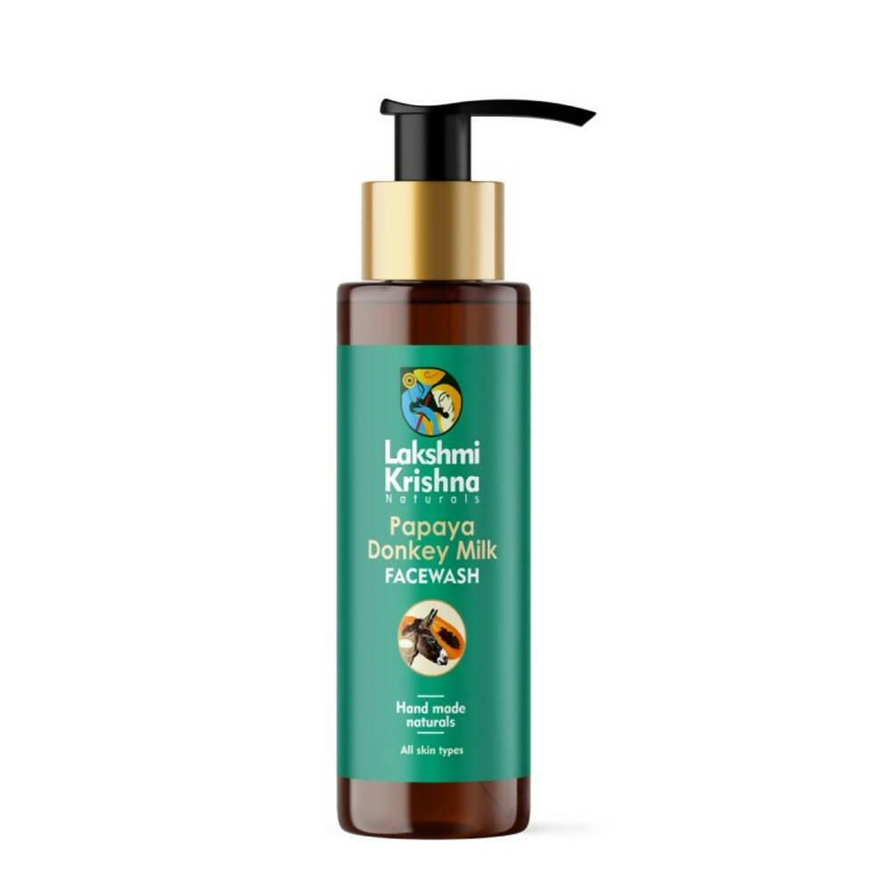 Lakshmi Krishna Naturals Papaya Donkey Milk Face Wash - Distacart