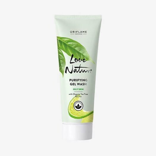 Oriflame Love Nature Purifying Gel Wash with Organic Tea Tree & Lime - Distacart