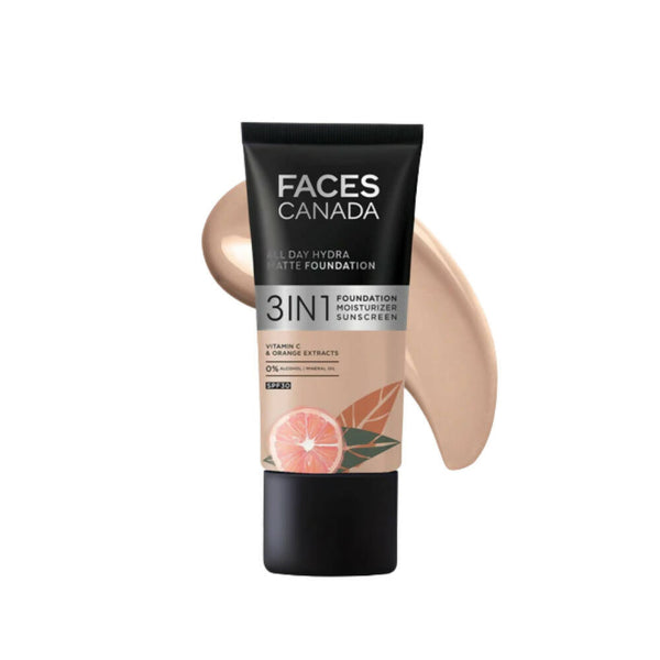 Faces Canada All Day Hydra Matte Foundation-Rich Ivory 013 - Distacart