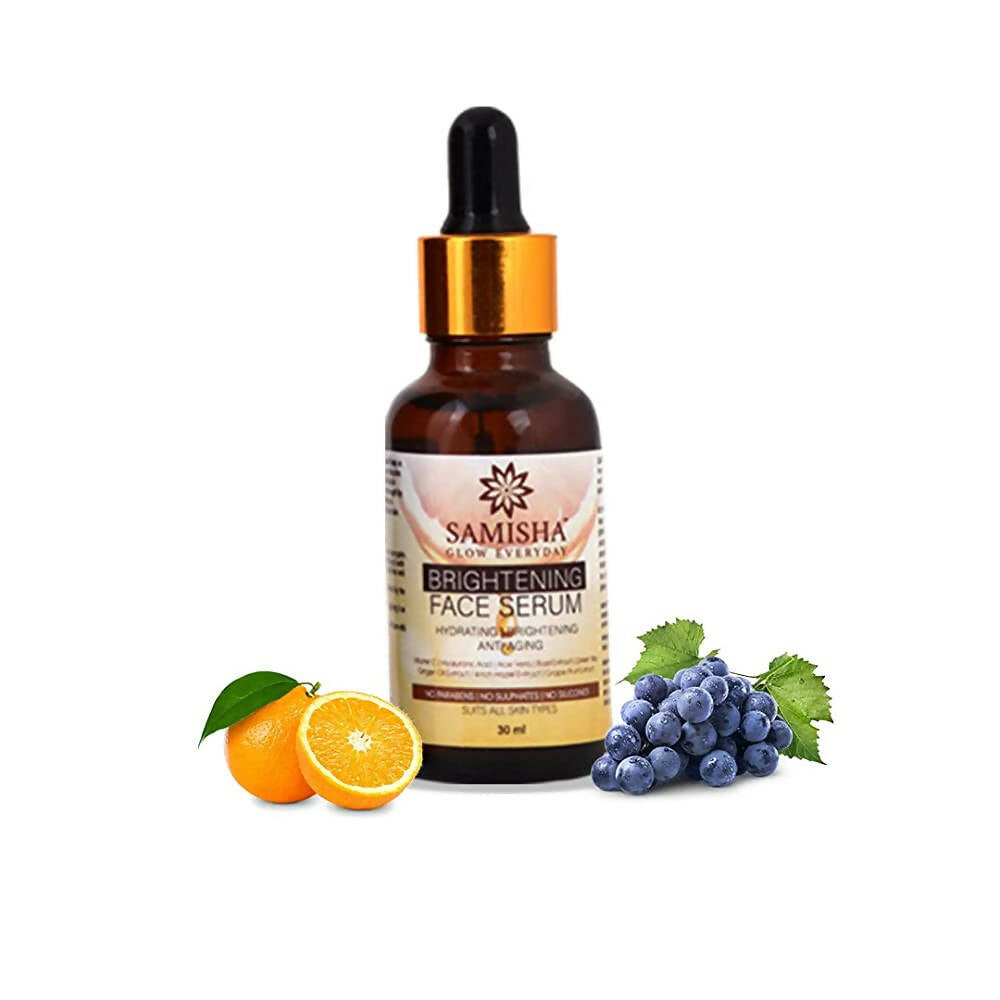 Samisha Organic Brightening Vitamin C Face Serum - Distacart
