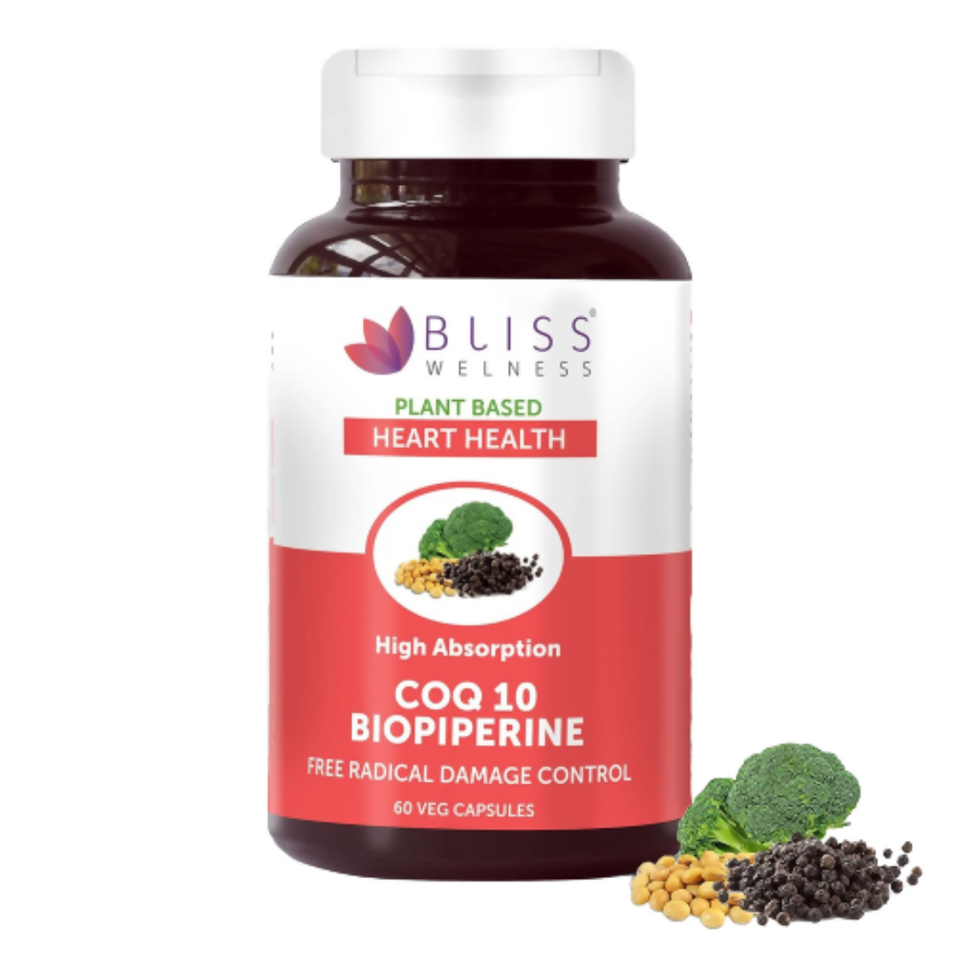 Bliss Welness COQ10 Bio Piperine Capsules - Distacart