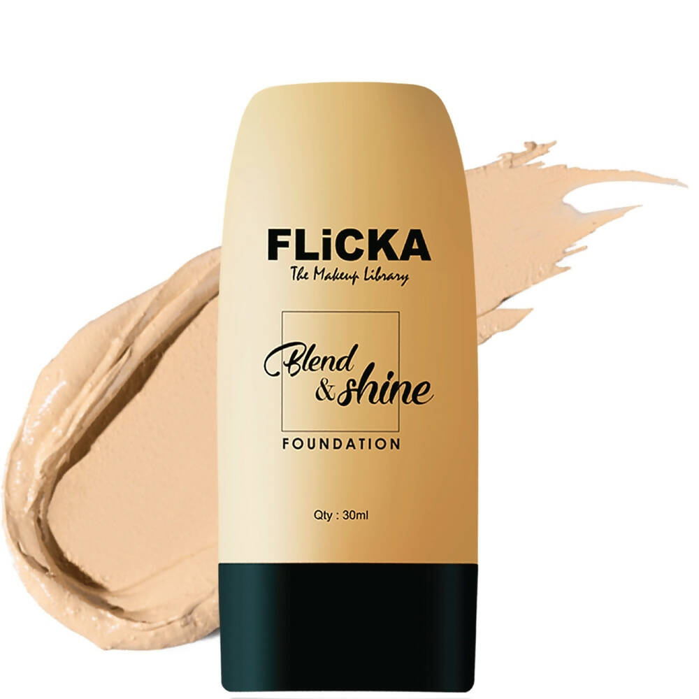 Flicka Blend & Shine Foundation - Walnut - Distacart