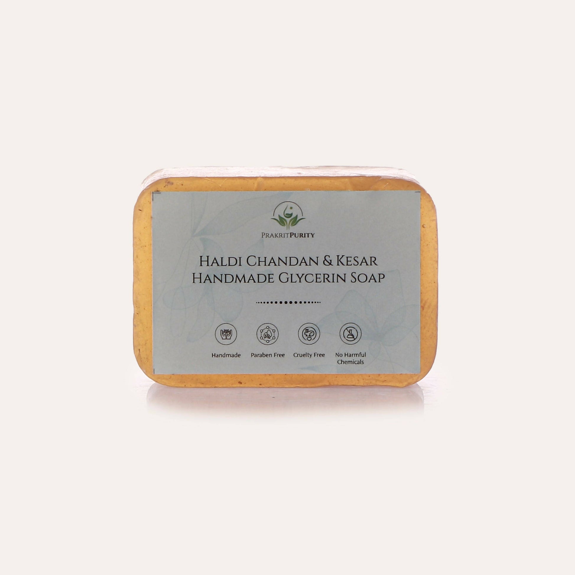 PrakritPurity Haldi Chandan & Kesar Handmade Glycerin Soap - Distacart
