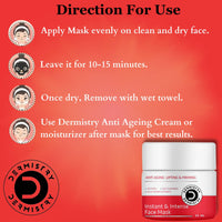 Thumbnail for Dermistry Anti Aging Instant Intense Face Lift Serum & Instant Intense Face Mask - Distacart