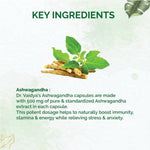 Thumbnail for Dr. Vaidya's Ashwagandha Capsules - Distacart