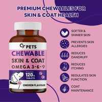 Thumbnail for Carbamide Forte Pets Chewable Skin and Coat Tablets - Distacart