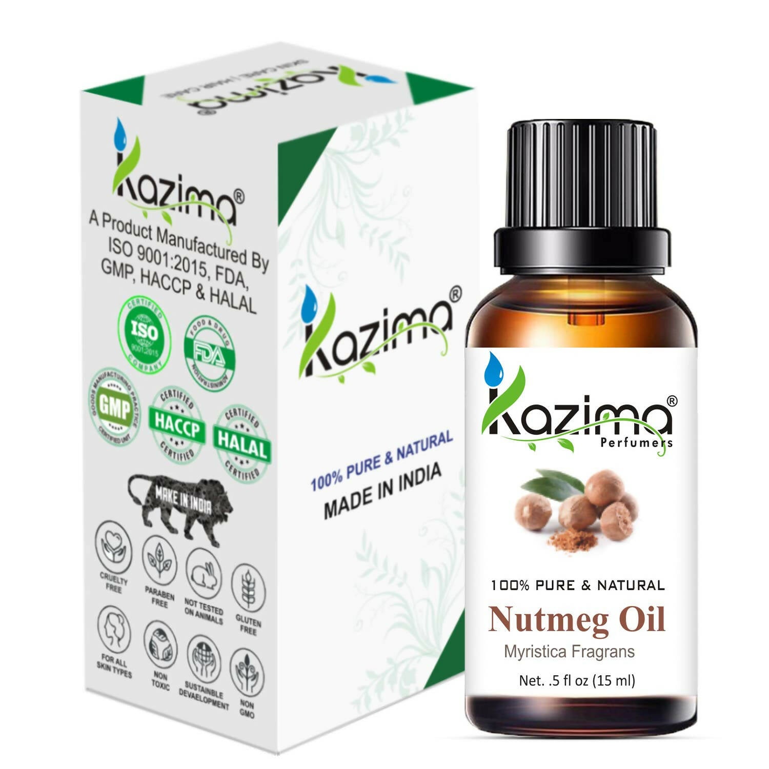 Kazima Nutmeg Essential Oil - Distacart