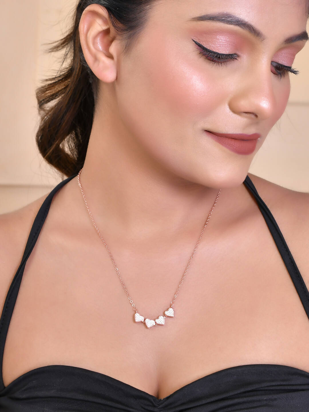 VOJ Women Gold Color stainless steel Necklace and Chains - Distacart