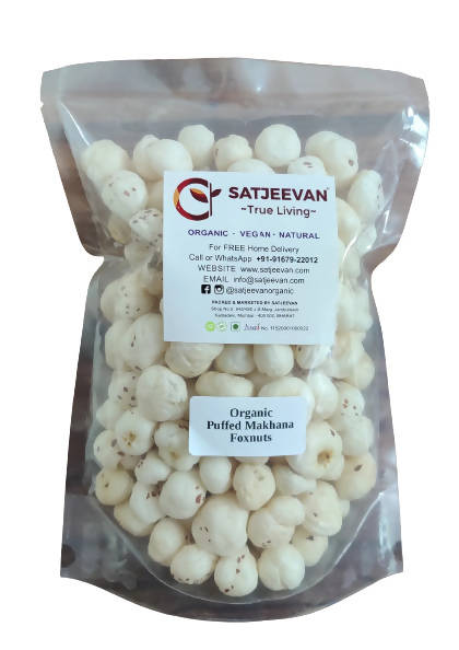 Satjeevan Organic Puffed Makhana Foxnuts - Distacart
