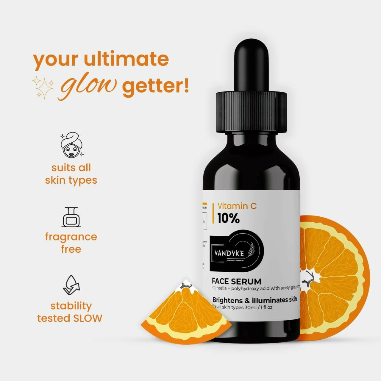 Vandyke Vitamin C 10% Face Serum - Distacart