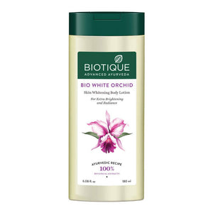 Biotique Advanced Ayurveda Bio White Orchid Skin Whitening Body Lotion  180Ml,