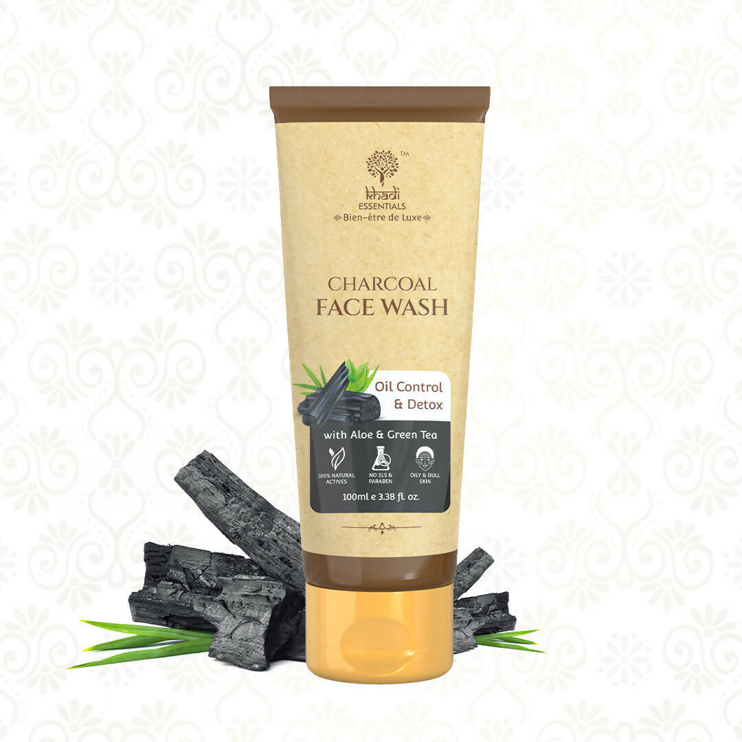 Khadi Essentials Activated Charcoal Face Wash - Distacart