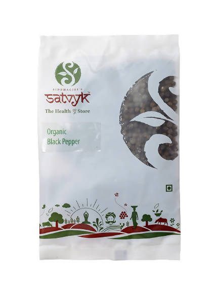 Siddhagiri's Satvyk Organic Black Pepper (Kali Mirch)