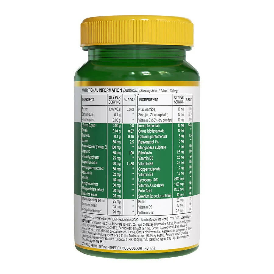Pure Nutrition Multivitamin For Men Veg Tablets - Distacart
