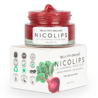 Thumbnail for Bella Vita Organic NicoLips Lip Lightening Scrub Balm