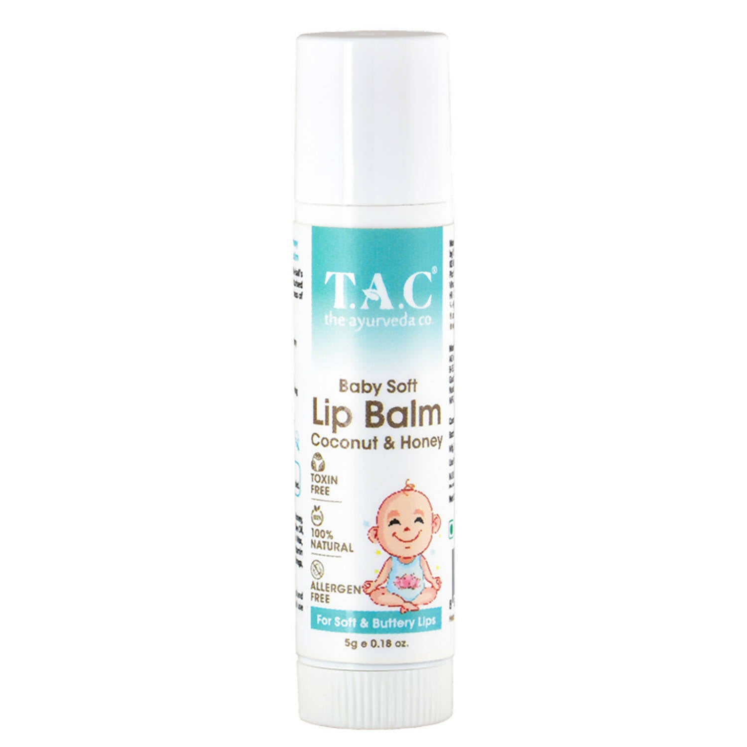 TAC - The Ayurveda Co. Baby Coconut & Honey Lip Balm - Distacart