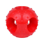Thumbnail for Goofy Tails Dog Ball Dog Toys - Red (Large) - Distacart