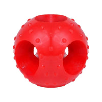 Thumbnail for Goofy Tails Dog Ball Dog Toys - Red (Large) - Distacart