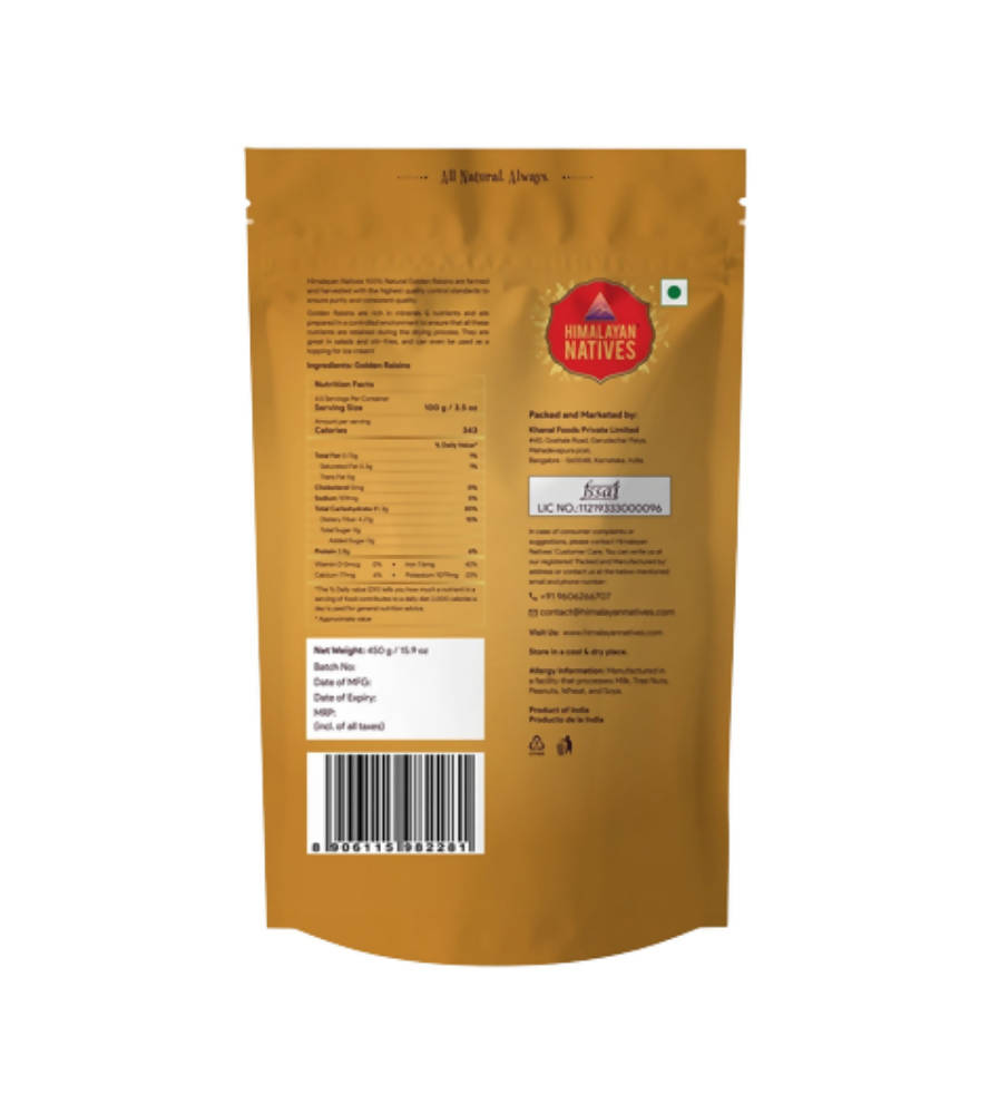 Himalayan Natives Golden Raisins - Distacart
