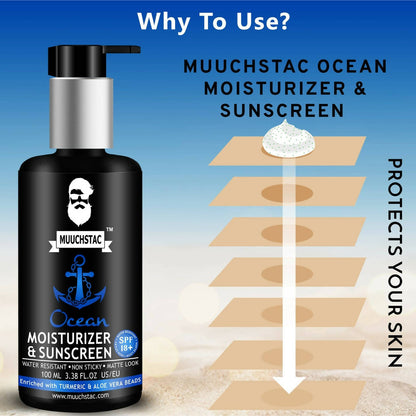 Muuchstac Ocean Moisturizer & Sunscreen For Men - Distacart