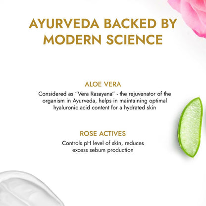 Kapiva Ayurveda Skin Rituals Aloe Rose Gel - Distacart