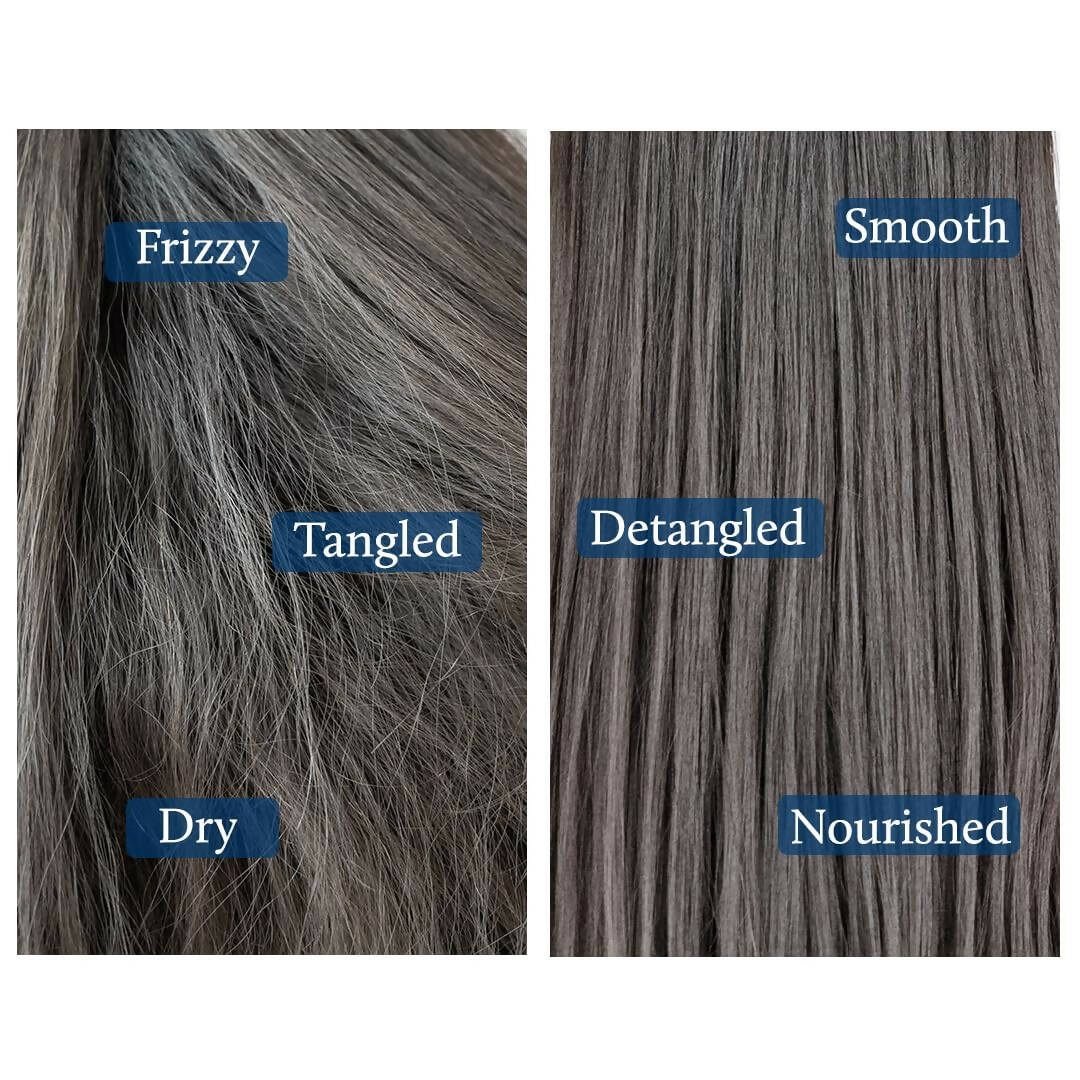 Blue Nectar Green Tea Hair Serum for Dry Frizzy Hair - Distacart
