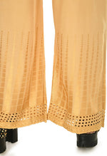 Thumbnail for Mominos Fashion Moeza Reyon Cotton Golden Color Cut Work Palazzo