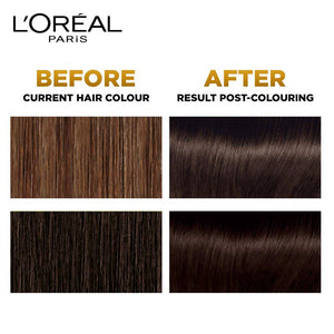 LOreal Paris Excellence Creme Hair Color - 3 Dark Brown - Distacart