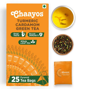 Chaayos Turmeric Cardamom Green Tea