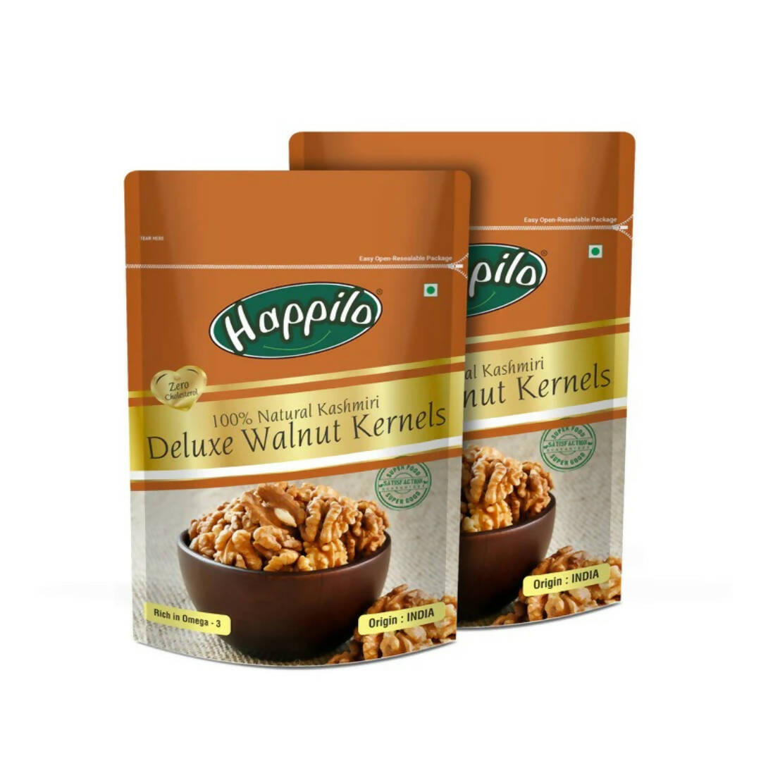 Happilo 100% Natural Deluxe Kashmiri Walnut Kernels - Distacart