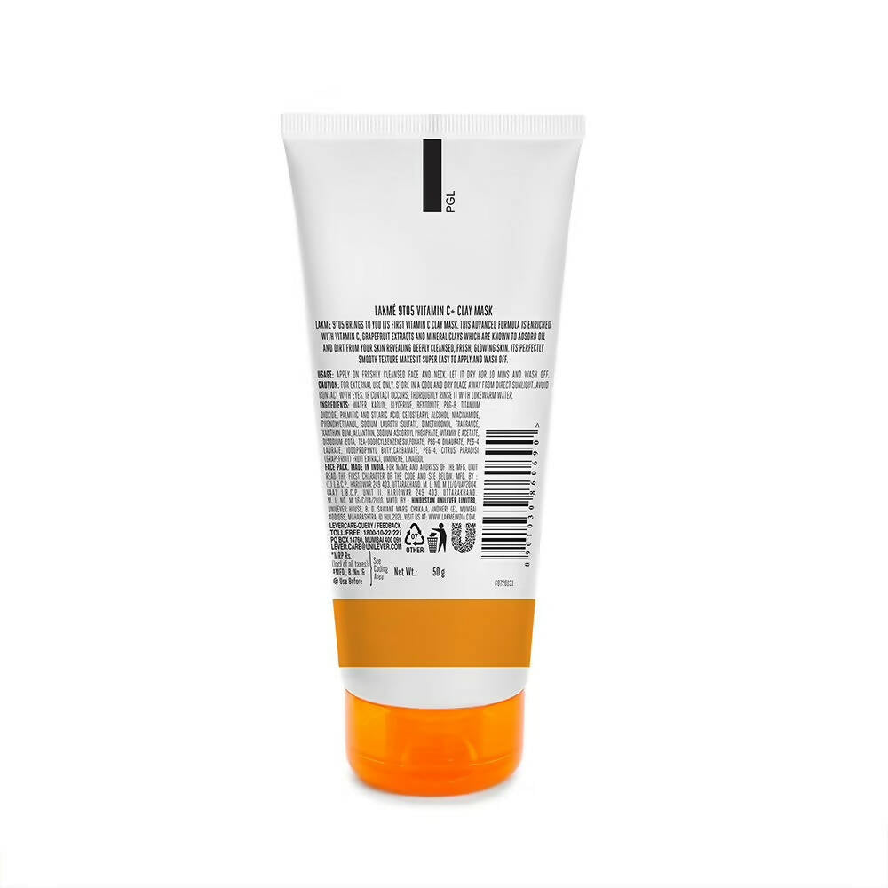 Lakme 9to5 Vitamin C Clay Mask - Distacart