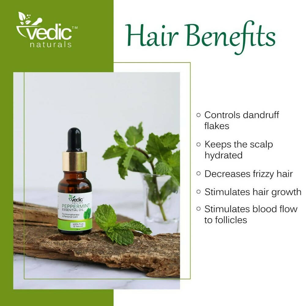 Vedic Naturals Peppermint Essential Oil - Distacart