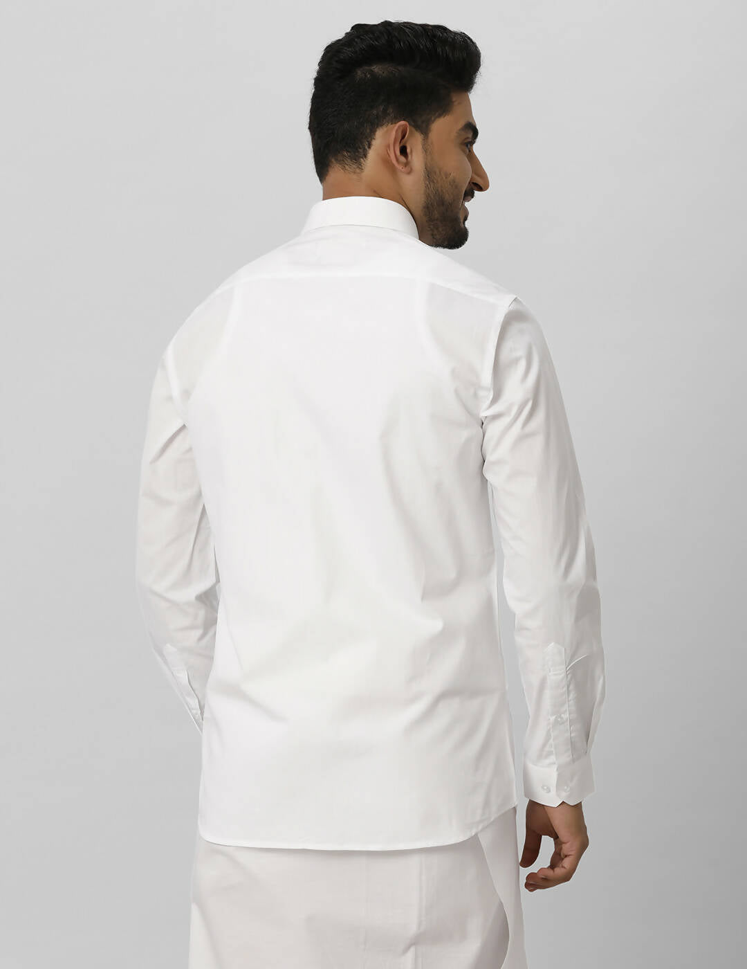 Ramraj Cotton Mens Fullsleeve White Shirt Pus Size - Distacart