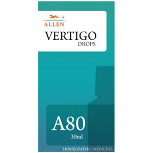 Allen Homeopathy A80 Vertigo Drops