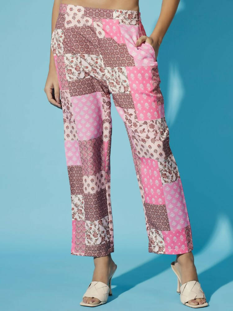 Myshka Women Multi - Printed Bling & Sparkly Co-Ords - Distacart