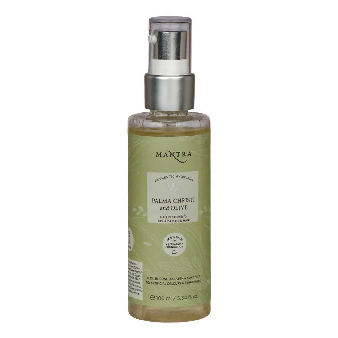 Mantra Herbal Palma Christi and Olive Hair Cleanser For Dry & Damaged Hair - Distacart