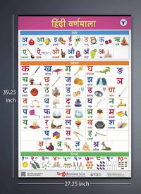 Thumbnail for Jumbo Hindi and Marathi Alphabet and Number Charts for Kids