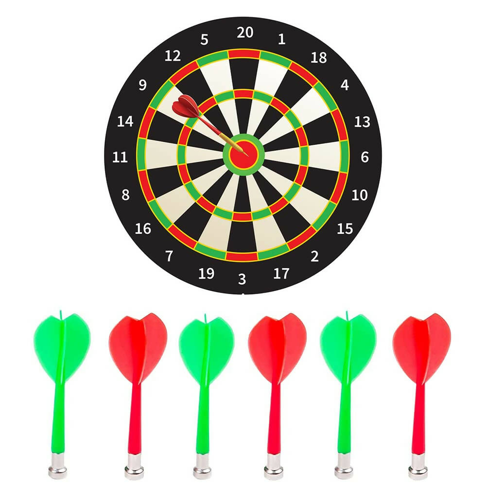 Kipa Gaming Dart On: Magnetic Dart Board Game- Bullseye Dart Board with 6 pcs Safe Darts for Indoor and Outdoor Game - Distacart