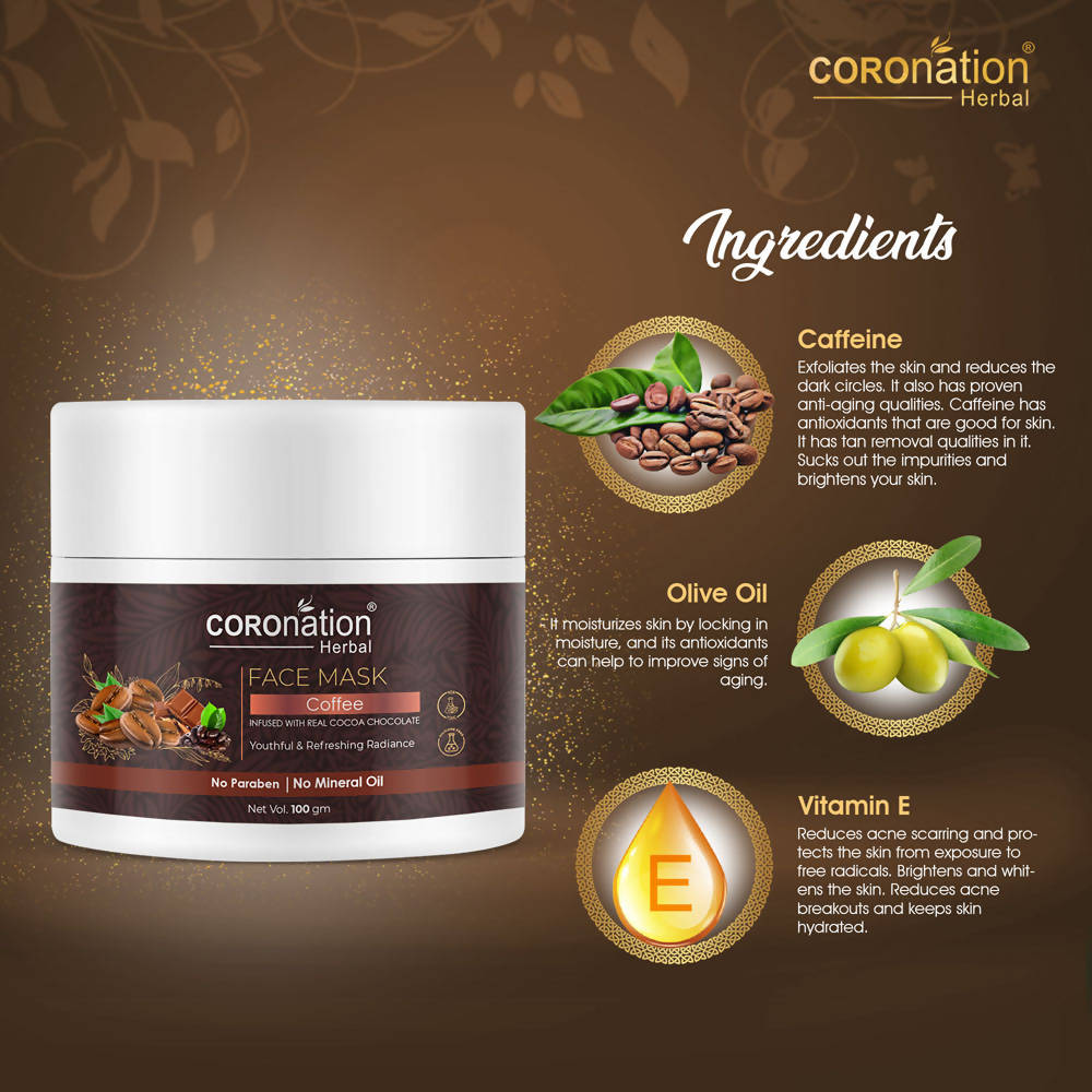 Coronation Herbal Coffee Face Mask - Distacart