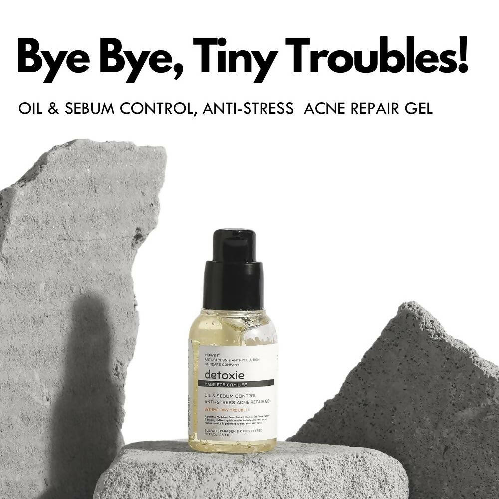 Detoxie Oil & Sebum Control Anti-Stress Acne Repair Gel - Distacart