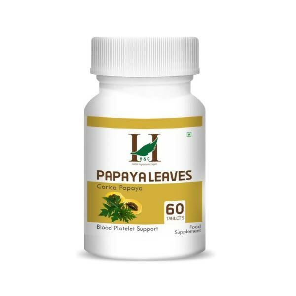 H&C Herbal Papaya Leaves Tablets - Distacart