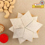 Thumbnail for Designer Antique Rakhi & Kaju Katli Box - Distacart