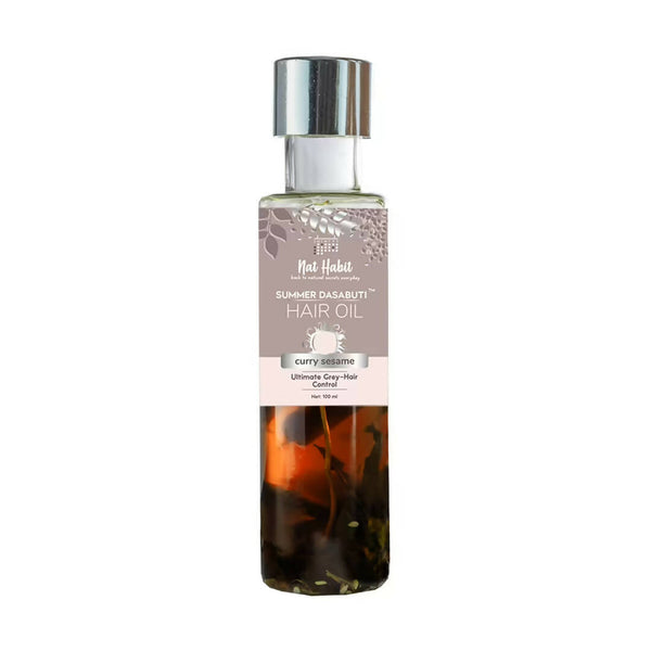 Nat Habit Curry Sesame Summer Hair Oil - Distacart