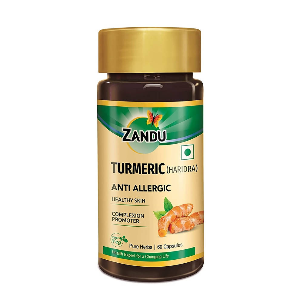 Zandu Turmeric (Haridra) Anti Allergic Capsules