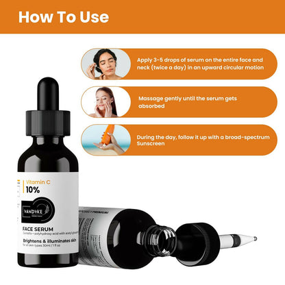 Vandyke Vitamin C 10% Face Serum - Distacart