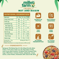 Thumbnail for Bagrry's Millet Farm Nut & Raisin Muesli with Jowar and Ragi - Distacart