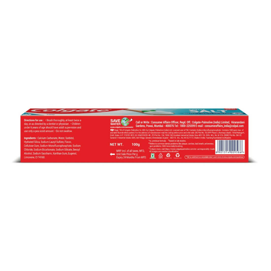 Colgate Active Salt Toothpaste - Distacart