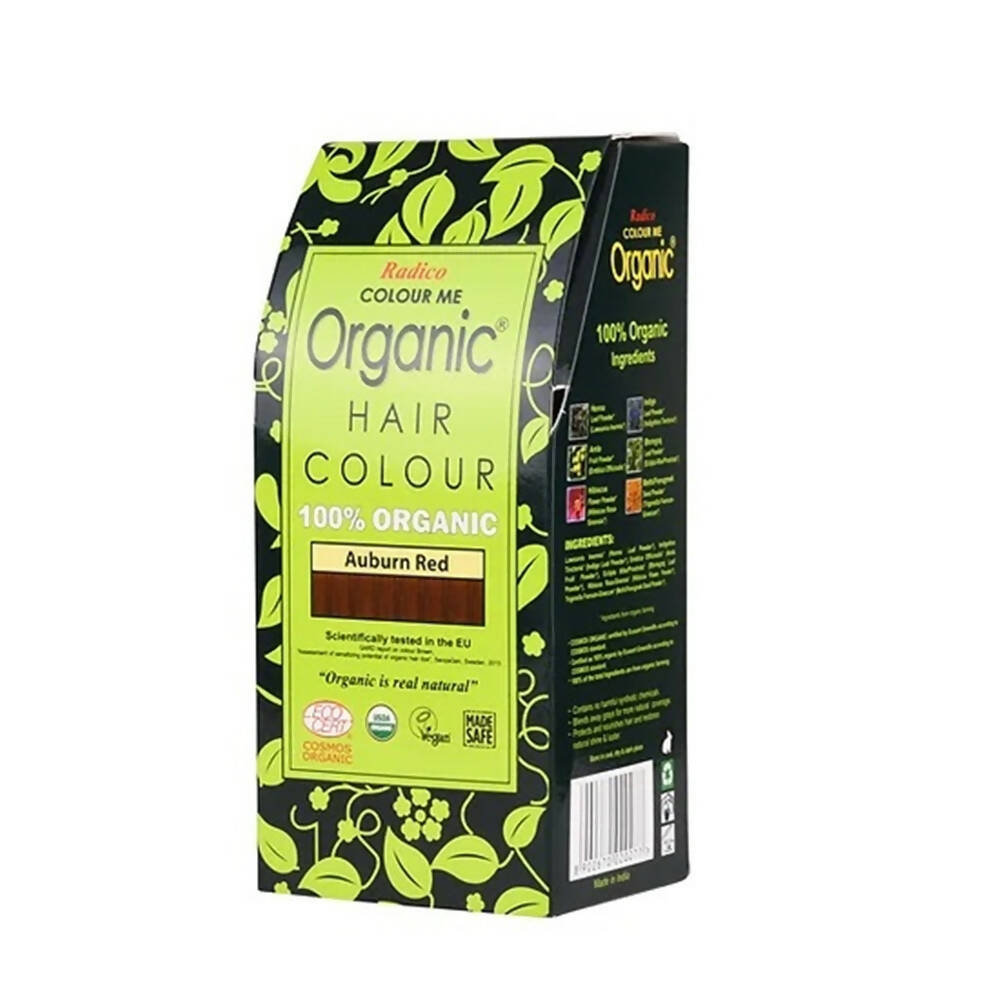 Radico Organic Hair Colour-Auburn Red - Distacart