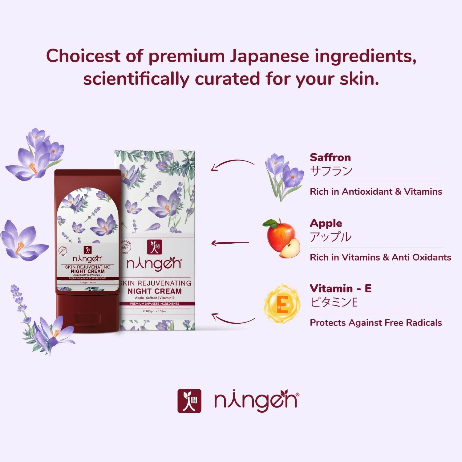 Ningen Skin Rejuvenating Night Cream - Distacart